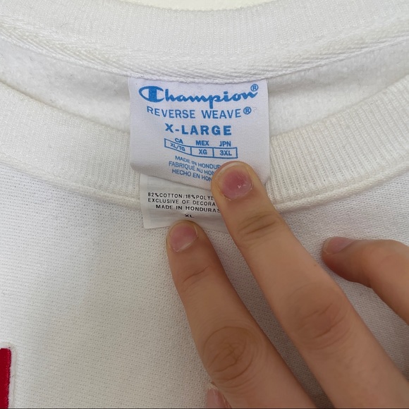 Champion white sweatshirt - Picture 5 of 5